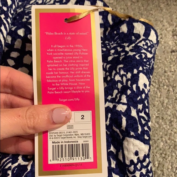 Blue lace dress Lilly Pulitzer - Picture 2 of 2